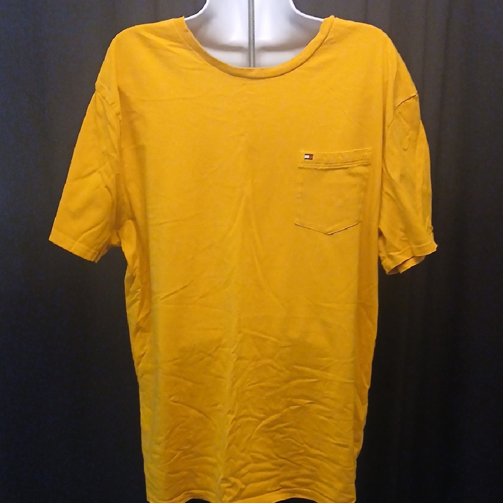 Tommy Hilfiger Mustard Yellow Short Sleeve Tee
